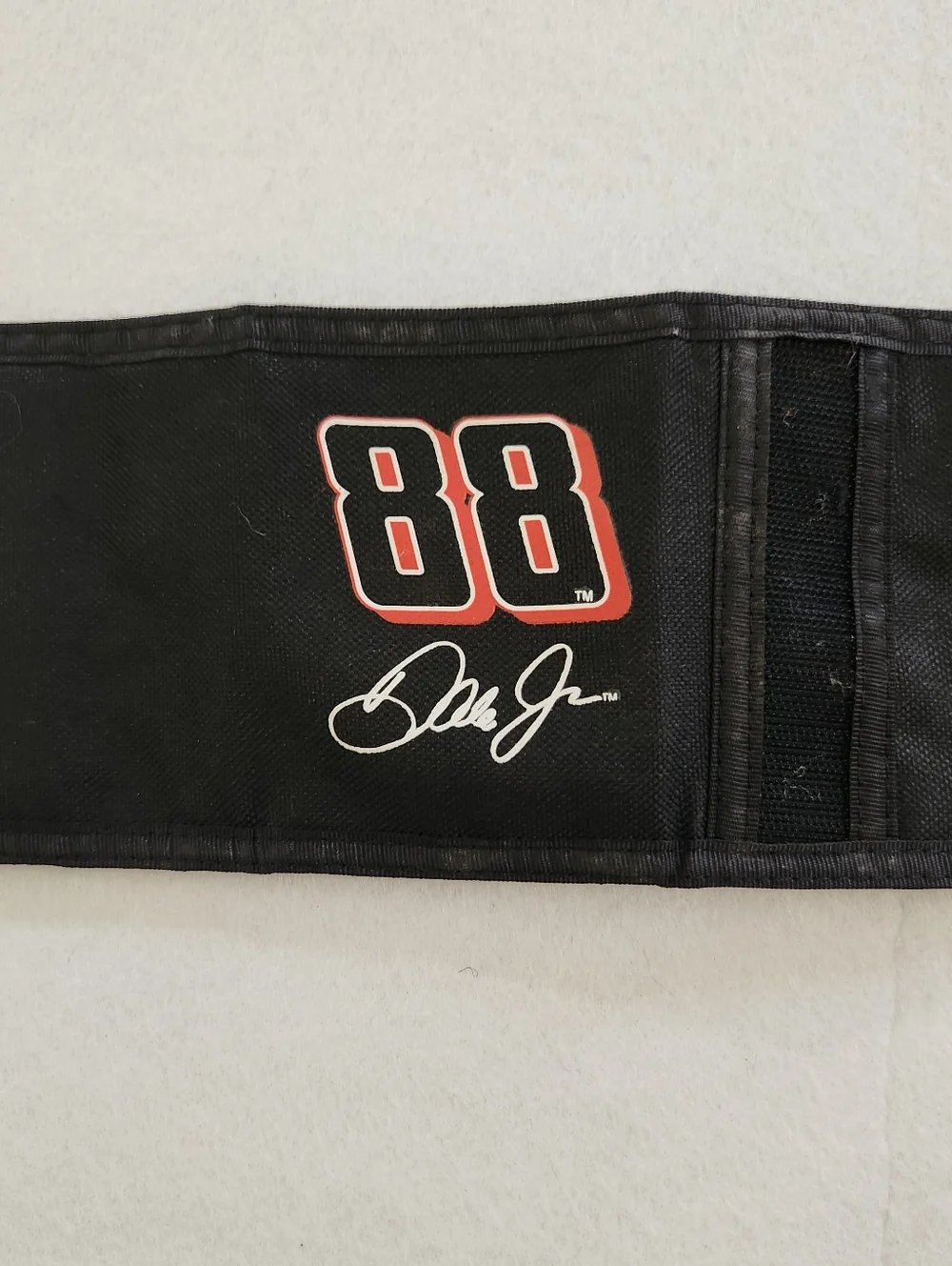 Nascar Black Trifold Wallet with Multicolor Logo 88 Dale Earnhardt Jr
